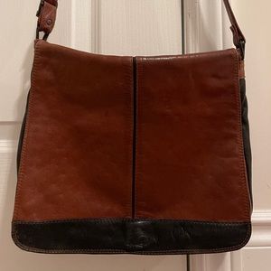 Vintage Leather Messenger Bag